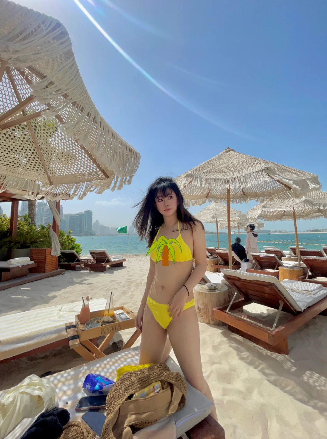 Kyma beach💛这里是迪拜不是南法