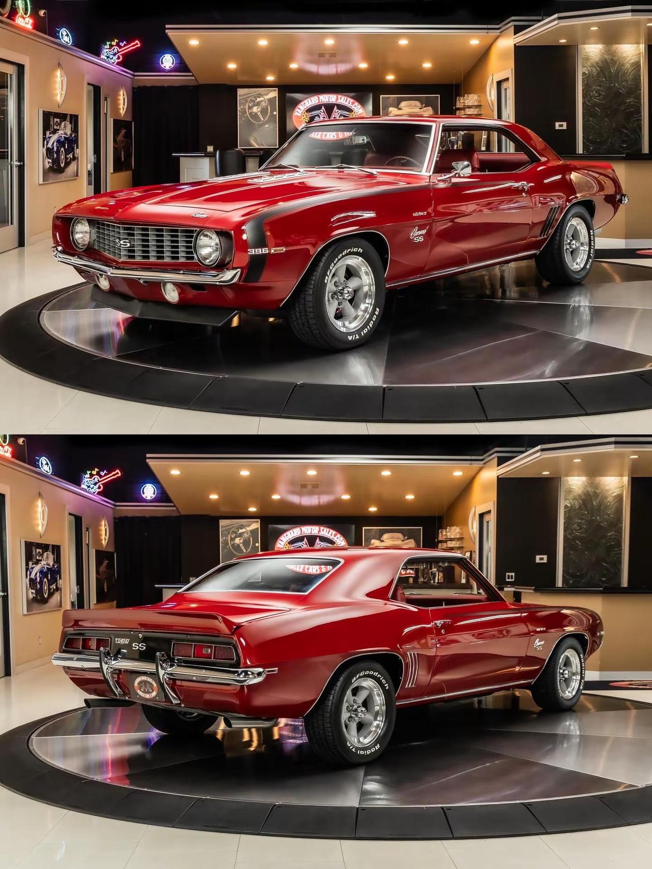 Chevrolet Camaro.1969年，正值美国性能车黄金年代的巅峰。大排