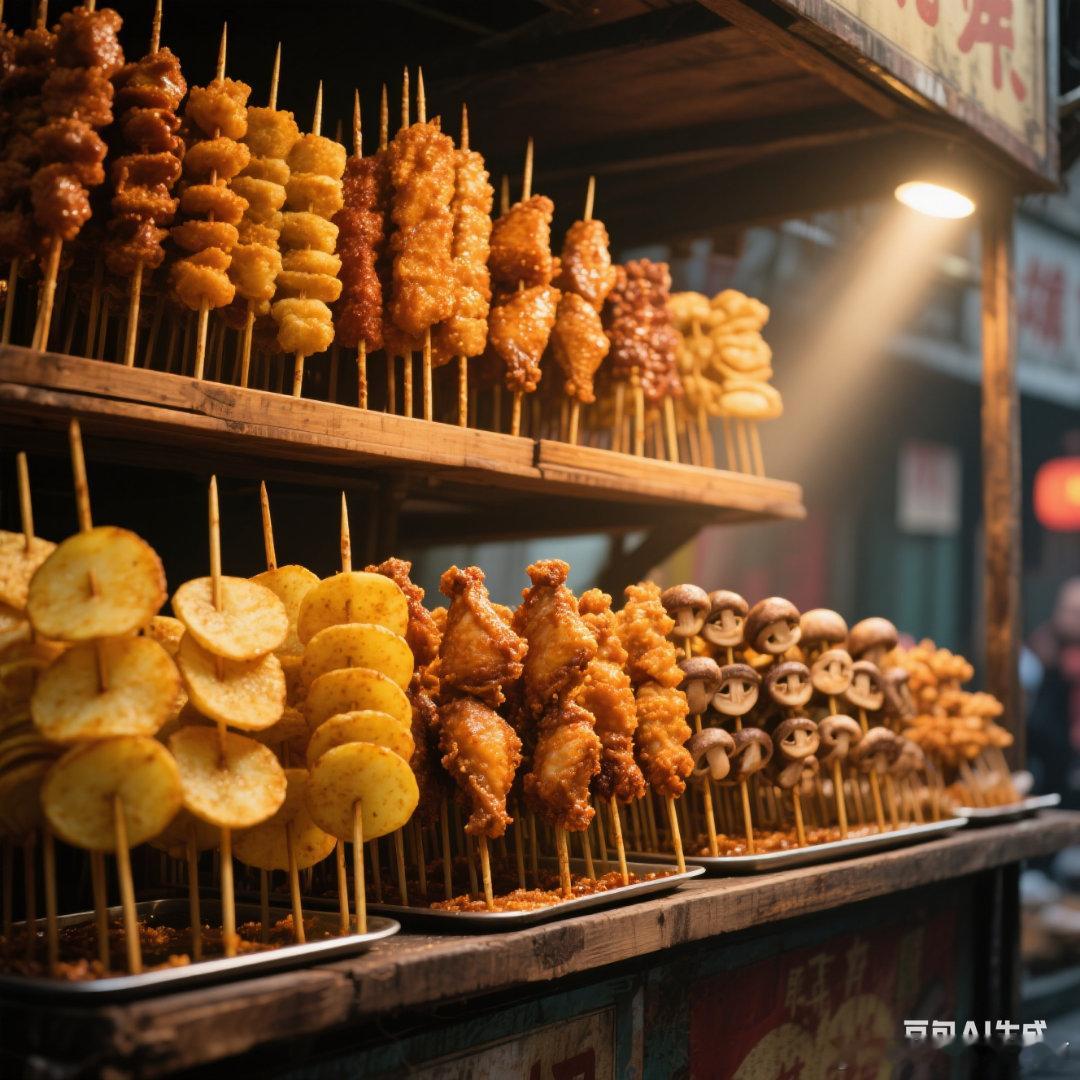 食养中原[超话] 这5种街头小吃千万少吃！  1、炸串 大多使用重复多次的油，容