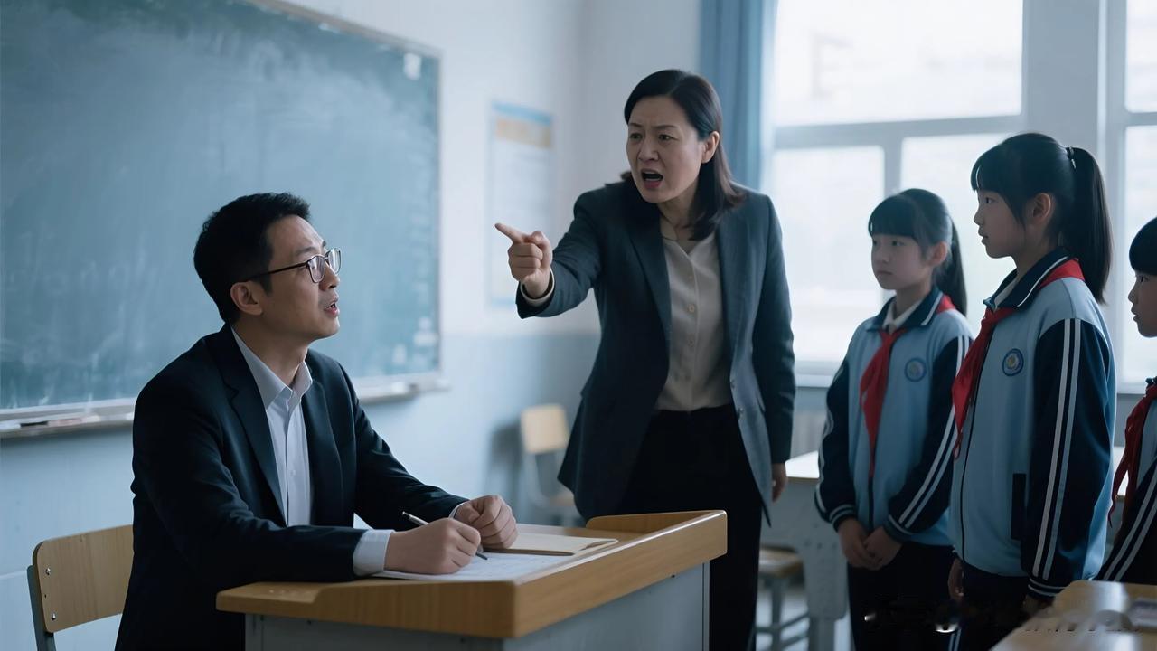 现在的家长像客户，老师像被投诉要被扣钱的客服人员！
 
以前啊，老师被叫做“人类