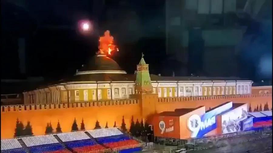 莫斯科声称，乌克兰昨晚向克里姆林宫驾驶了两架无人机，声称这是试图杀死弗拉基米尔·