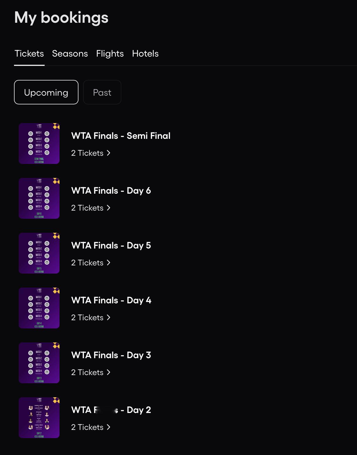 利雅得我先买到了半决赛看看实力，感觉今年票明显比去年难买，看得晚了package
