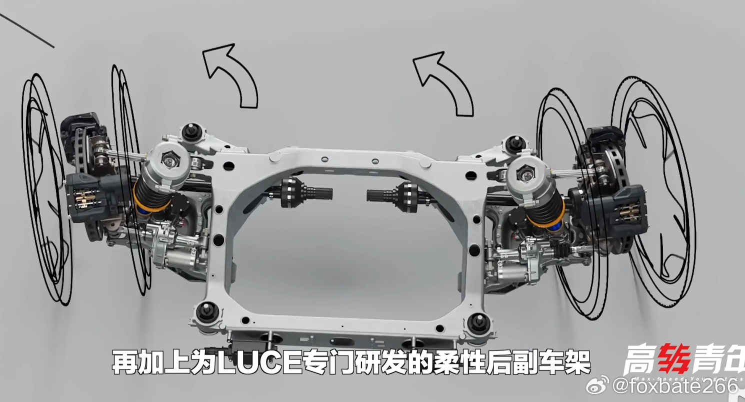 法拉利luce的812风格的integral link带转向后腿。。。