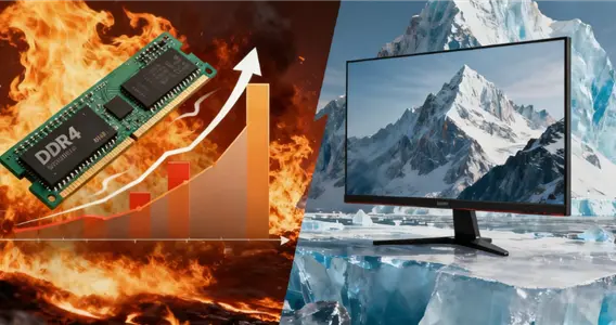 DIY行業(yè)冰火兩重天：內(nèi)存硬盤漲上天、顯示器白菜價