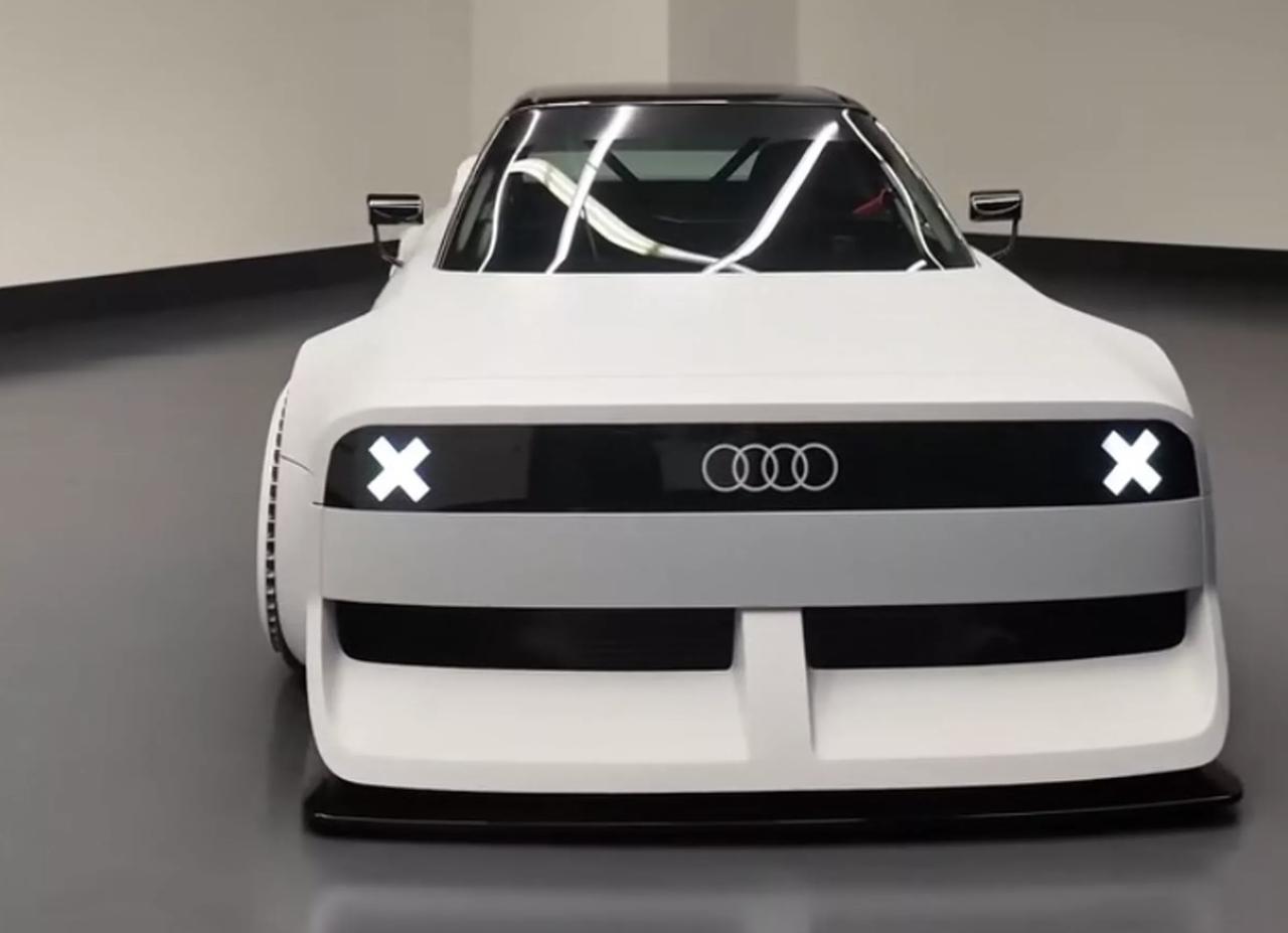 奥迪GT50概念车曝光：致敬1976年首台直列五缸机50周年，复刻1989 RS
