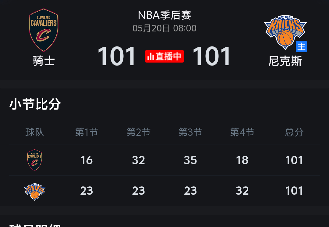 以为尼克斯没了 结果加时了东西部决赛首场比赛全部加时！NBA