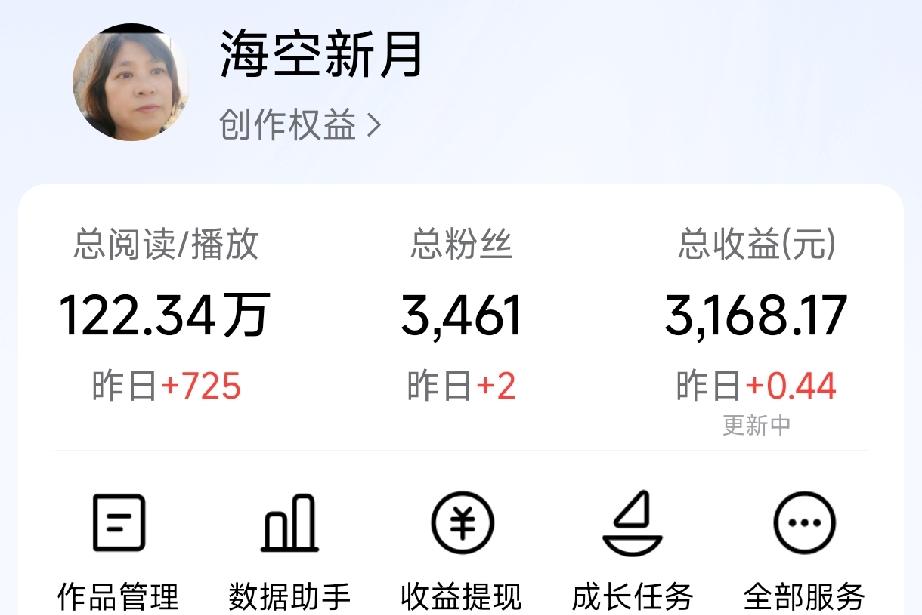 会计人的生活感悟：账面收益好看，守不住现金流才是难题！
头条累计收益3168元，