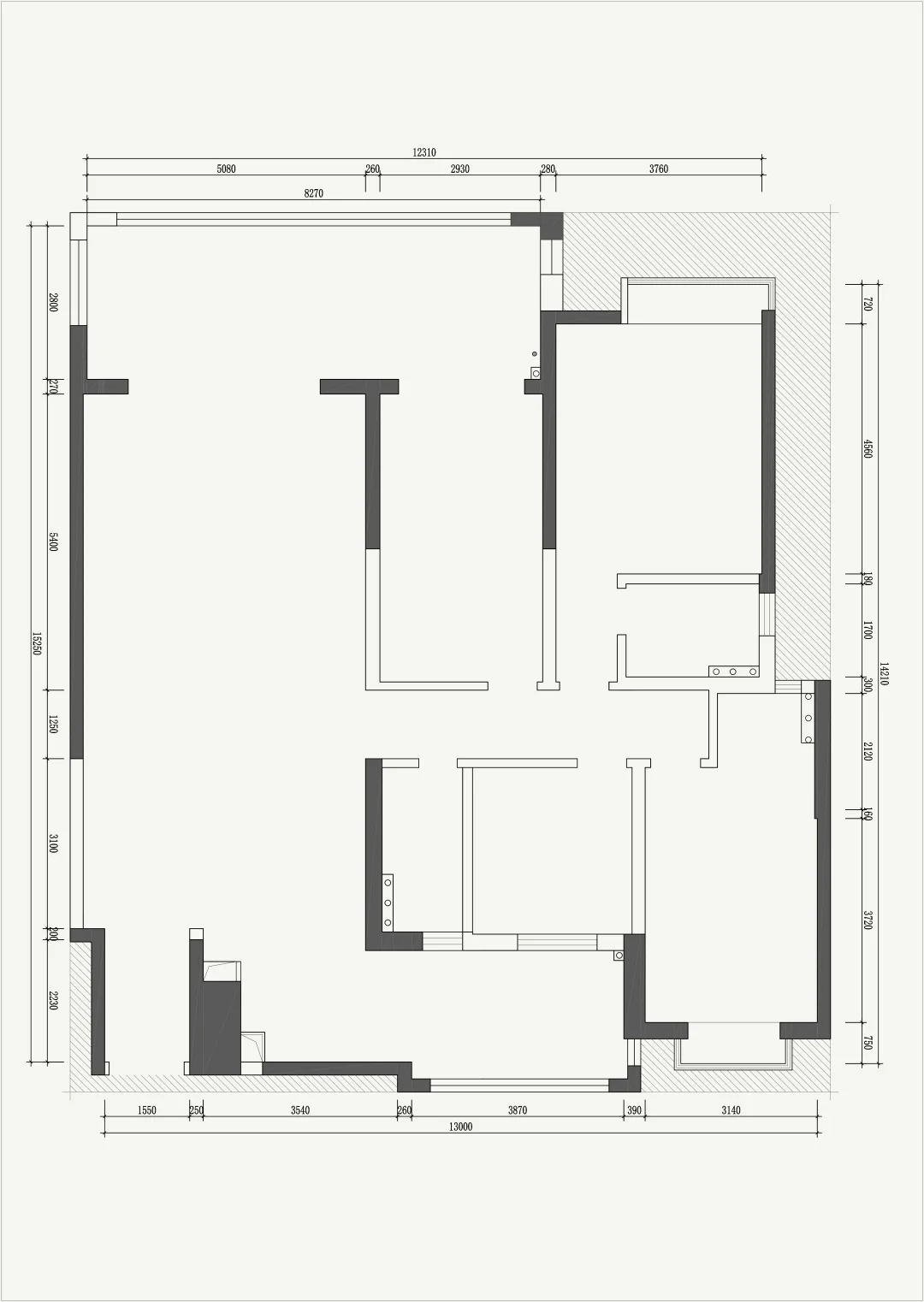 看看女王大人的家🏠，四居室改一居室