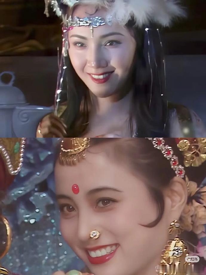 《西游记》中火彩闪耀，似真宝石般璀璨。如今电视剧难现此景，那道具之美，巧妙衬托人