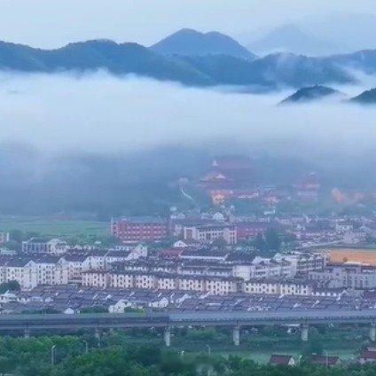 安徽乡村风光景致如画美丽河山 西安·华严寺