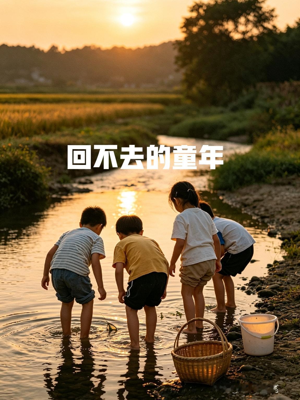 夏天的美好，
确实是藏在一个个微小的记忆里。

以前乃至现在，小朋友们都喜欢过夏