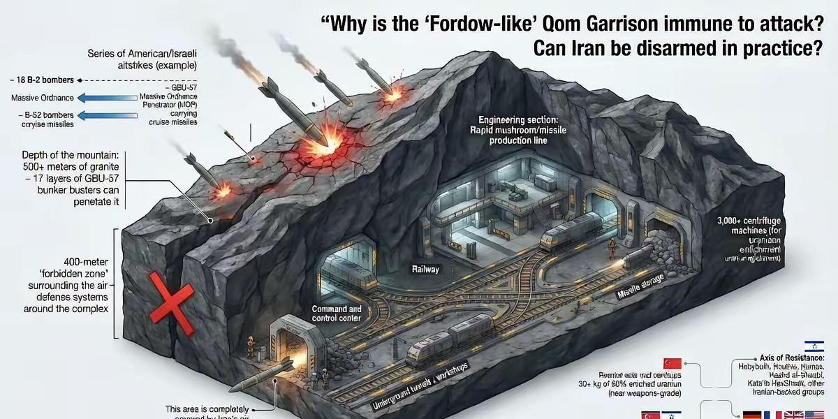 现在知道为什么伊朗的导弹发射系统，美以完全掌握制空权，却一直炸不垮，炸不完了。