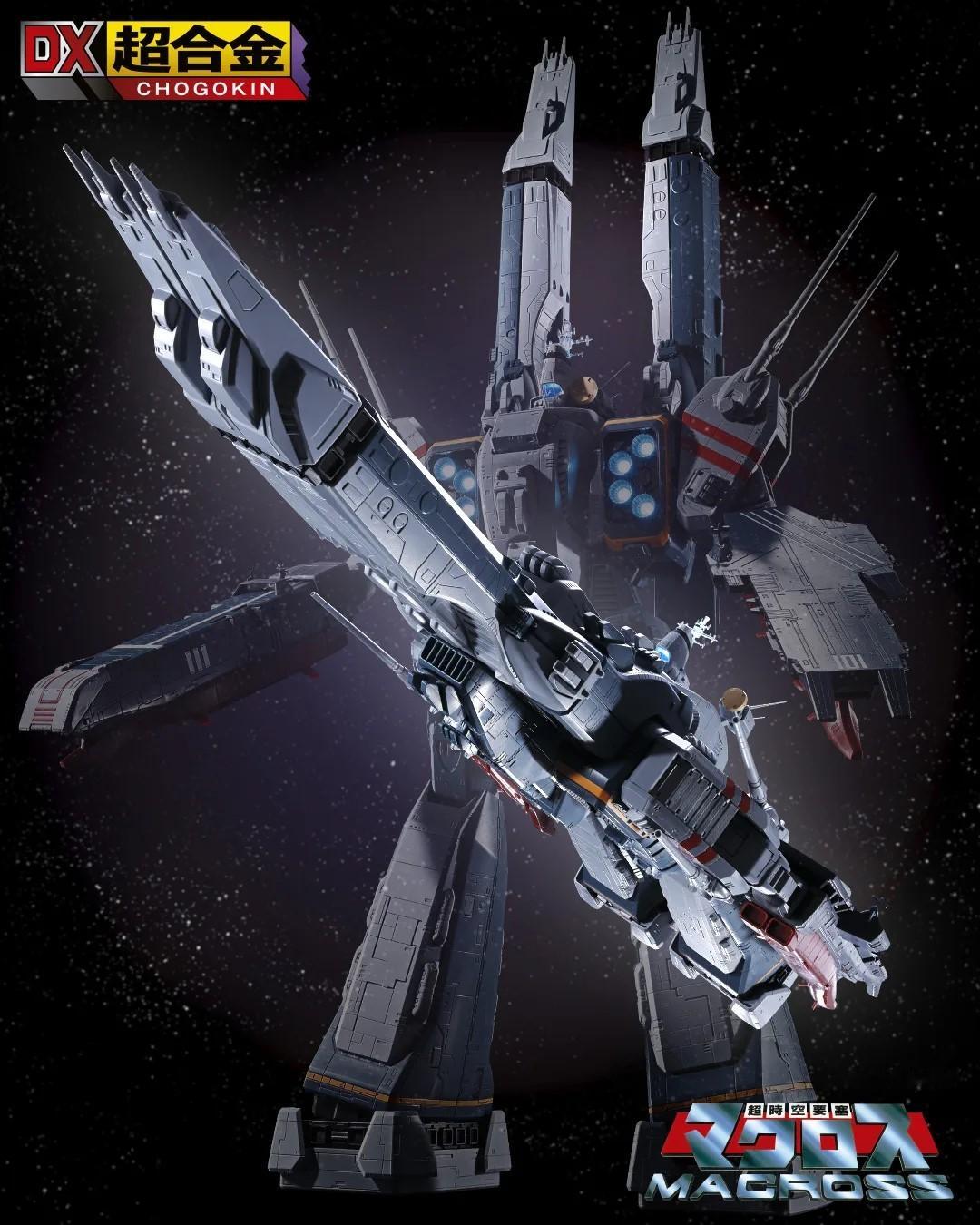 超时空要塞45周年纪念作品，超合金魂SDF-1 Macross