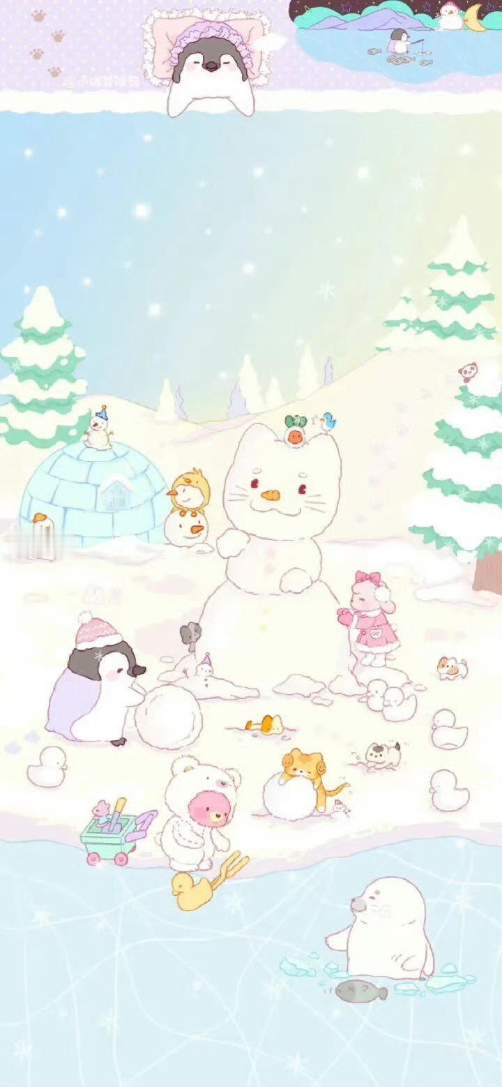 𝙒𝙚𝘾𝙝𝙖𝙩聊天背景图｜简约ins｜背景图分享｜呆萌小众全网最萌图片