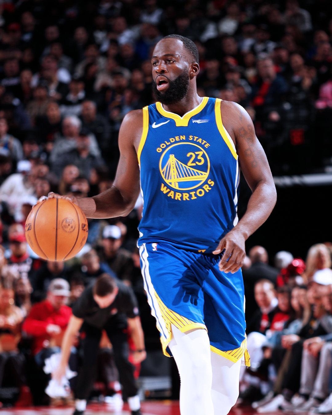 格林14分，8篮板，7助攻，3抢断，1盖帽。勇士vs开拓者