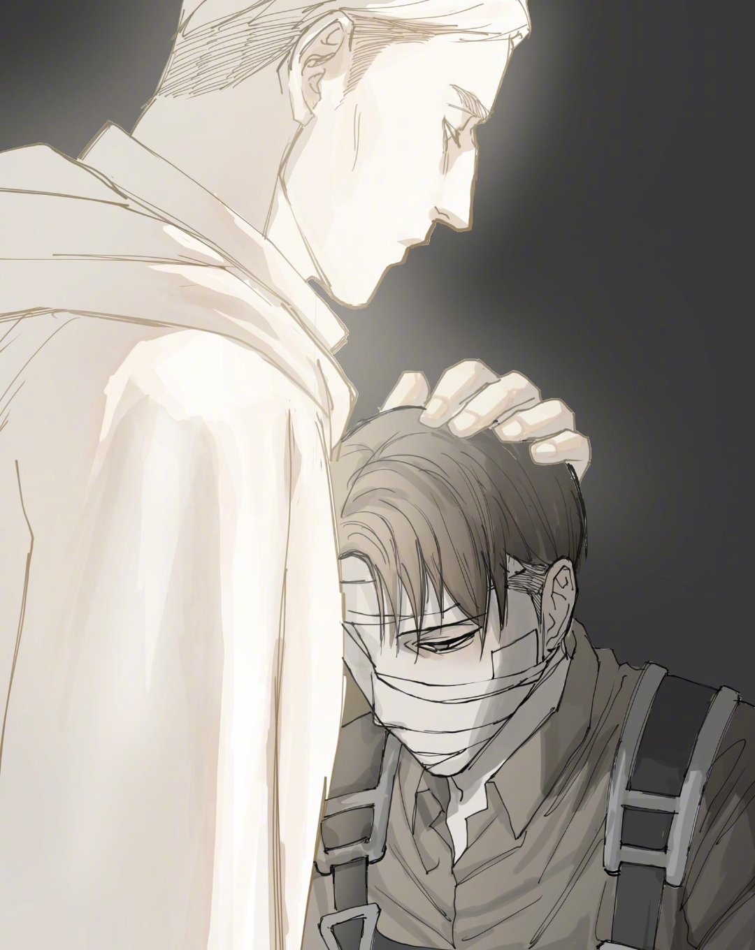 《进击的巨人》好绝的团兵艺术....边看边哭的那种[悲伤] ​​​