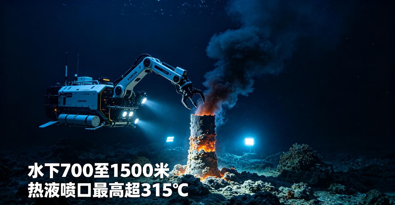 海底700米挖出金银山！我国科考队找到高品位海底热液矿藏
 
西太平洋深海传来重