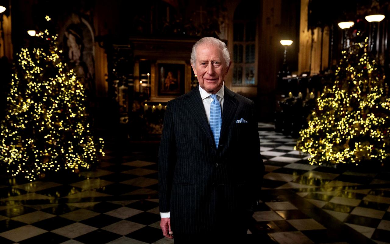 英国国王查理三世发表圣诞讲话。