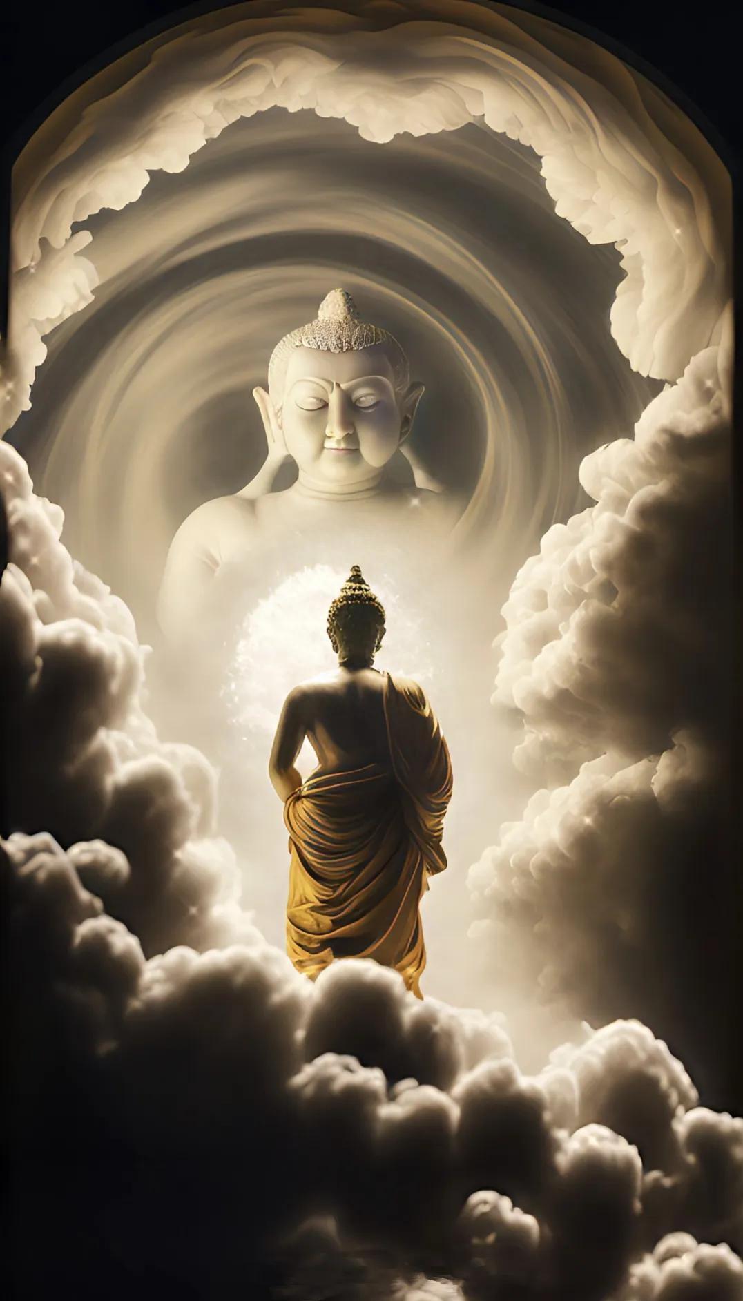 佛陀开示—随缘

当你不再执着了
反而一切都顺利了
别贪心，别执着
多一物有多一