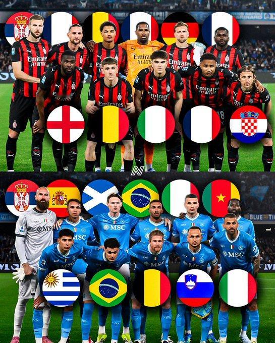 然后他们就纳闷为什么自己进不了世界杯……这发生在纳波利和AC米兰的比赛中，两队的