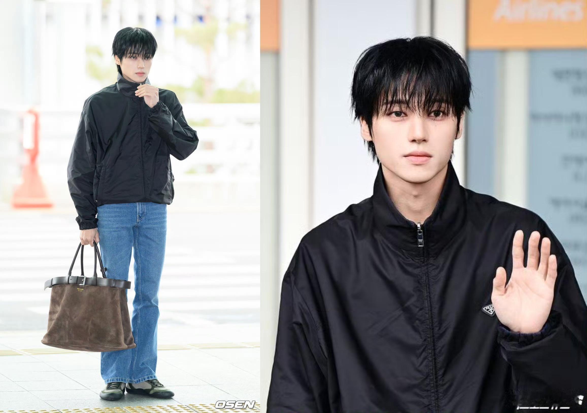 米兰时装周 PRADA 2026秋冬大秀出发照 ✈️杨幂 / TOP登陆少年 /