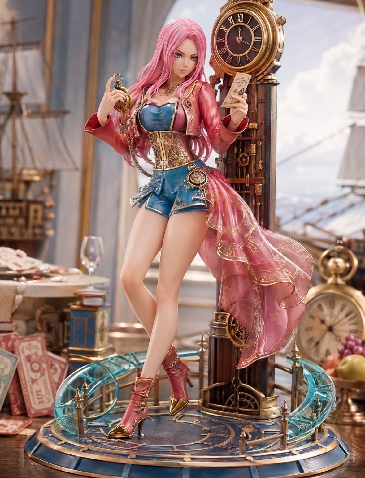 ONE PIECE DAY '26邮轮盛典收藏 🌊娜美在同一座航线主台打开地图