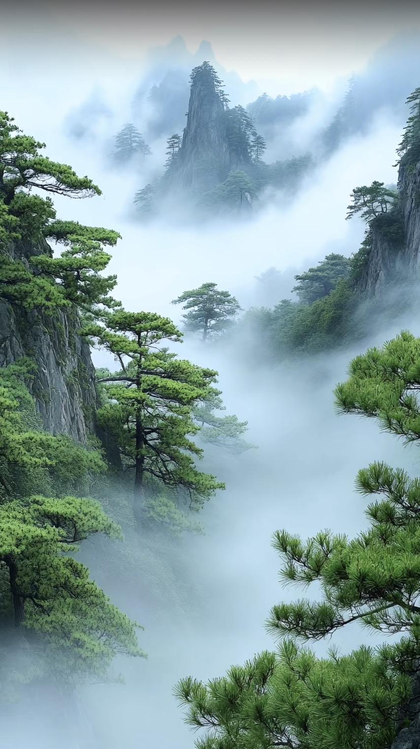 上联：云云雾雾云雾难开
下联：月月明明月月常明（结构稀缺）