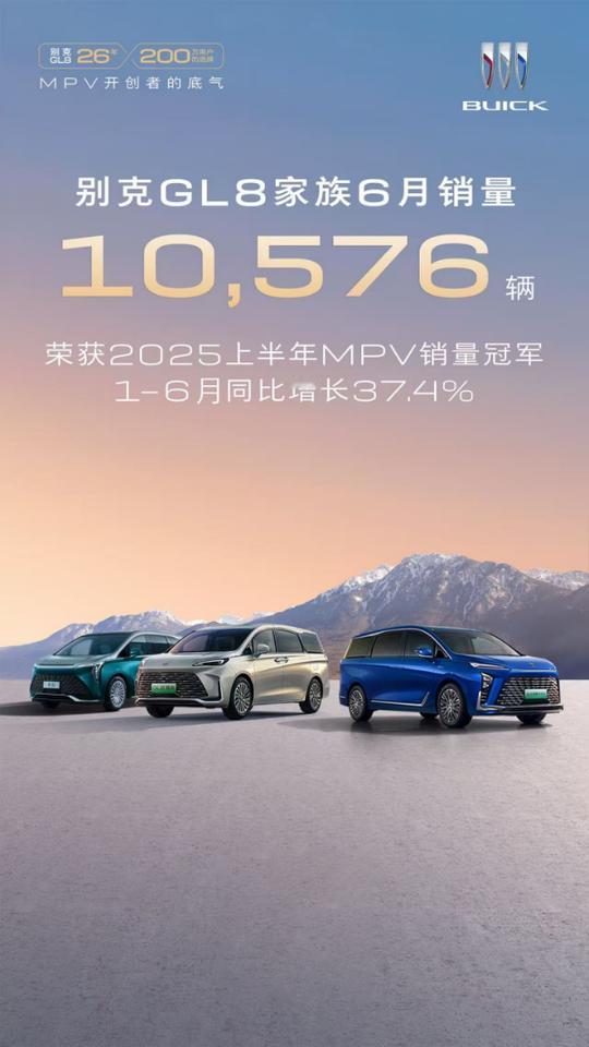 MPV销量大揭秘，别克GL8家族再夺魁首
别克GL8家族以实力续写市场传奇，1-