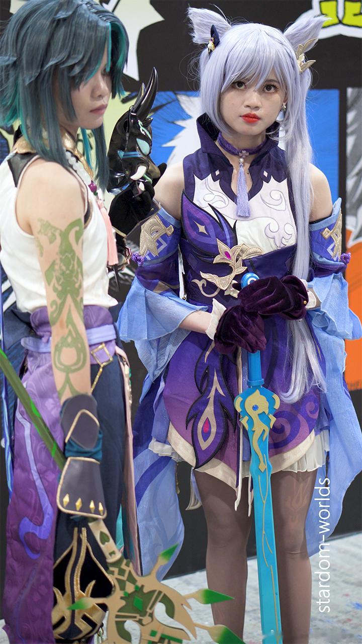 CICF2021 原神 魈 & 刻晴 cos 广州漫展 