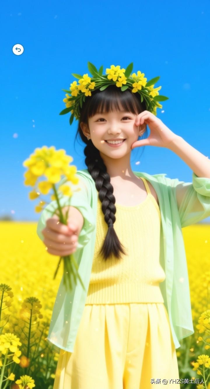 《春游》
春风邀我去春游，
心情舒畅来登高；
彩笔难绘山锦绣，
壮美山河变绿洲。