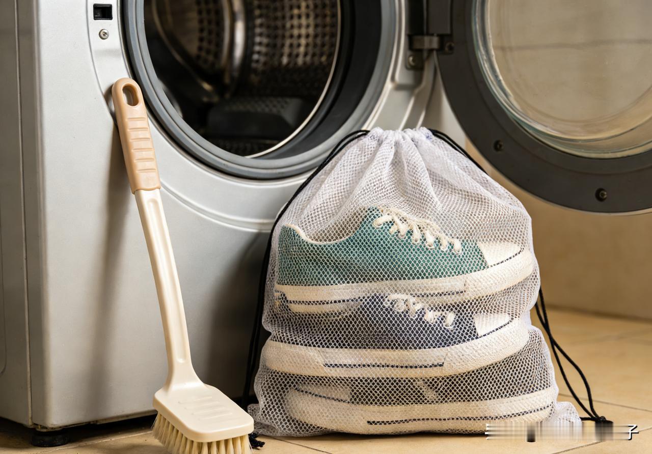 洗衣机可以洗鞋子吗？

我问了国外留学的儿子，他可是说他所有的衣服包括鞋子、袜子