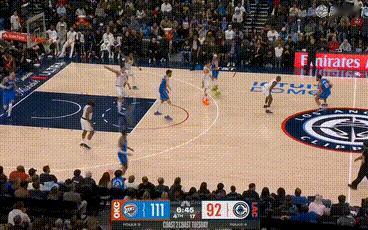 快船无了，分差到22分，SGA第四节不用上了新赛季篮不住 ​​​