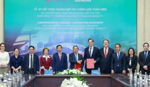 越南的高铁这次又动工了，这次没要日本，也没有跟中国合作，而是跟德国的西门子签署了