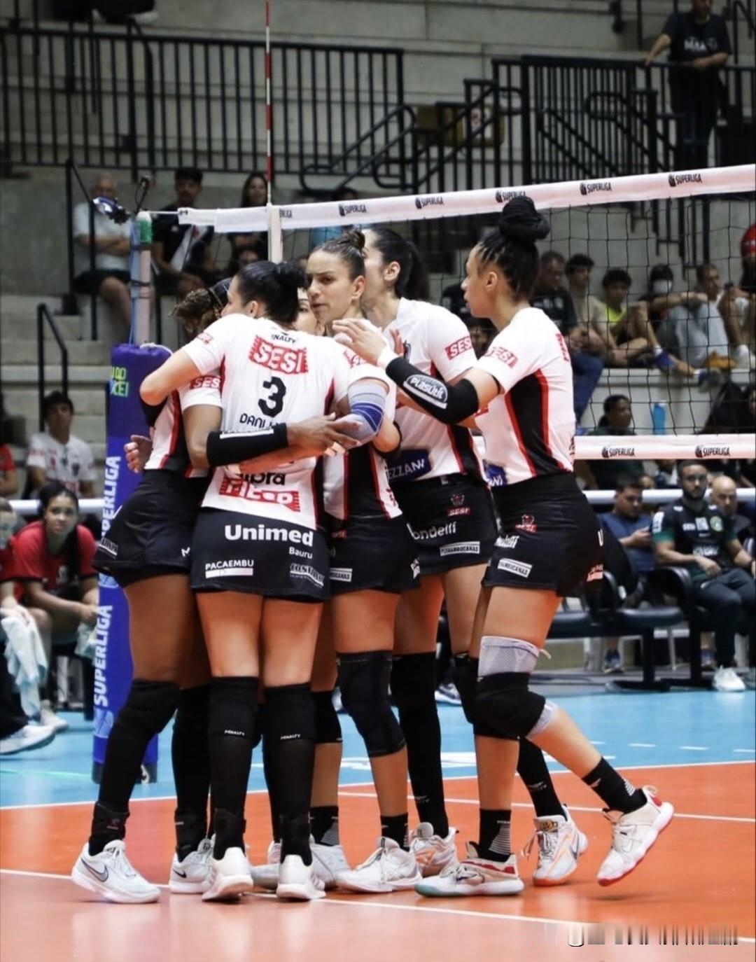 2025-2026赛季巴西🇧🇷女排超级联赛常规赛第七轮，包鲁塞西3-0巴西利