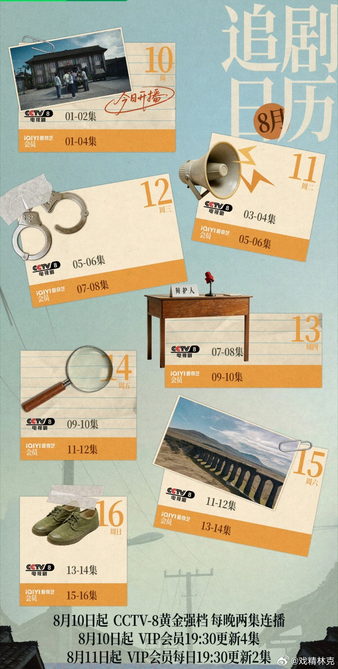 重器追剧日历已岀，压多少