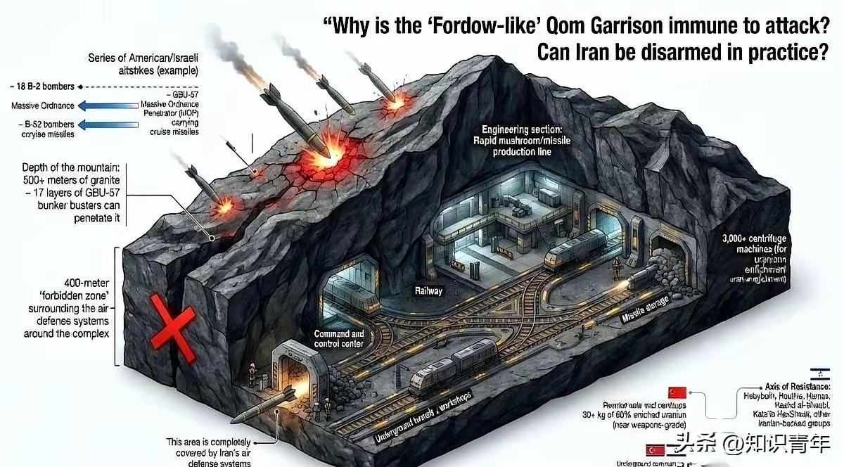 美以的飞行员估计都飞懵了。

费老劲找到个发射口，一发昂贵的钻地弹下去，以为这下