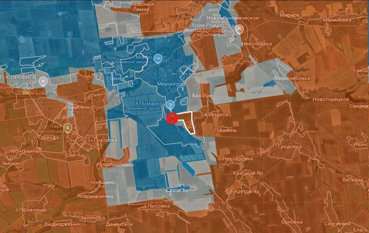 波克罗夫斯克方向：俄军继续将主要攻势集中于此。仅过去24小时内，乌军就在此地击毙