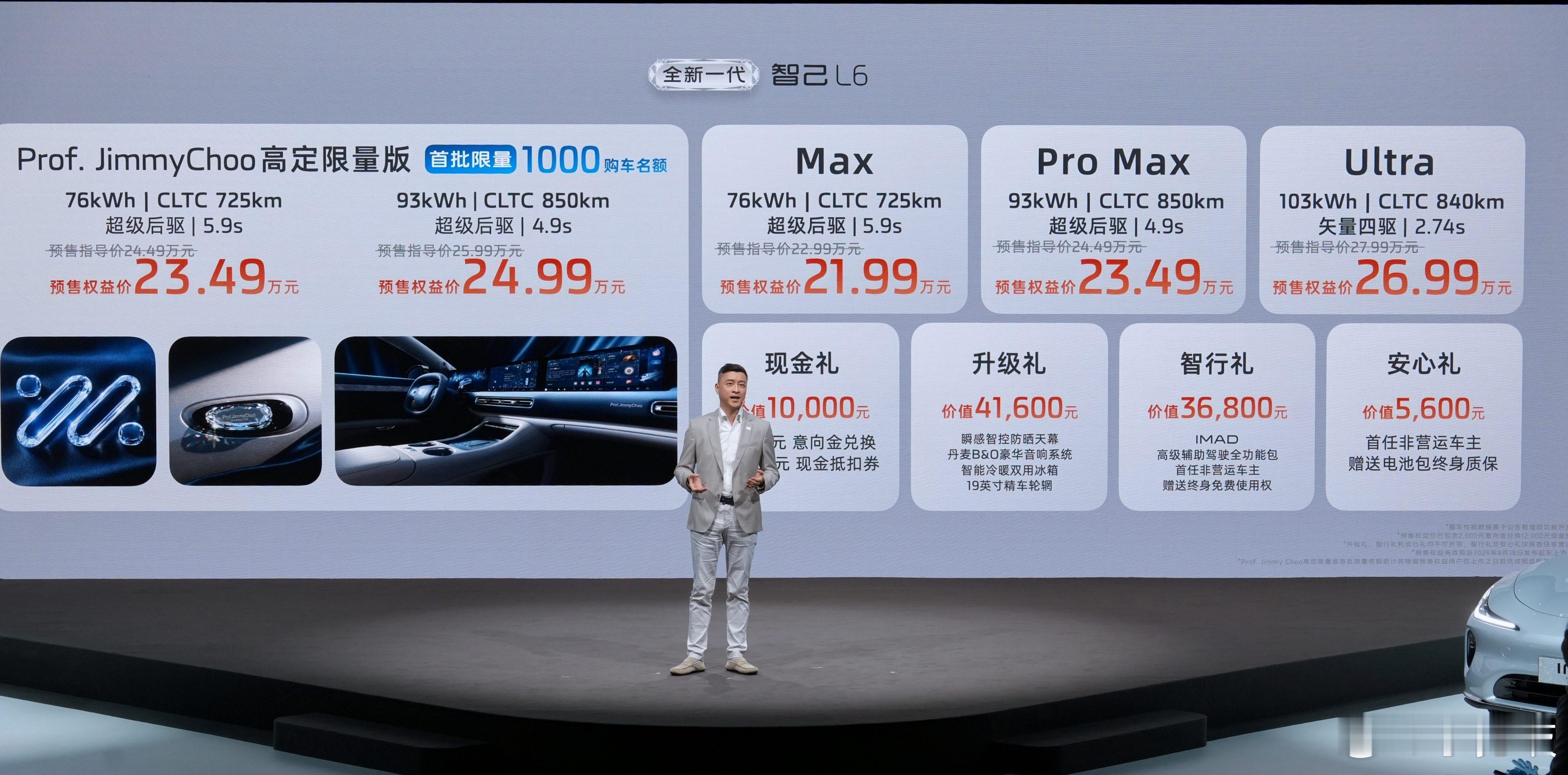 全新一代智己L6开启预售，21.99万起！还有Prof. Jimmy Choo高