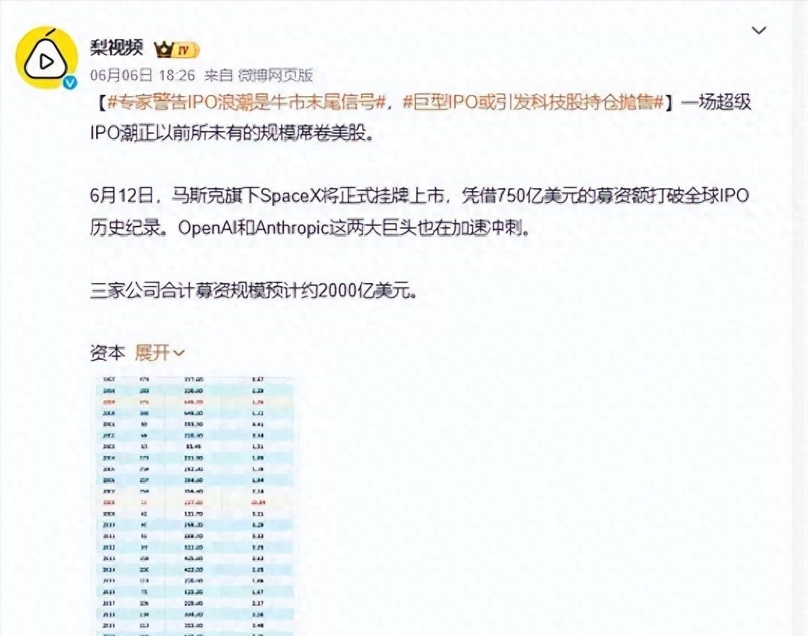 SpaceX要上市了。6月中旬的华尔街，因为这个消息彻底躁动起来。每股135美元