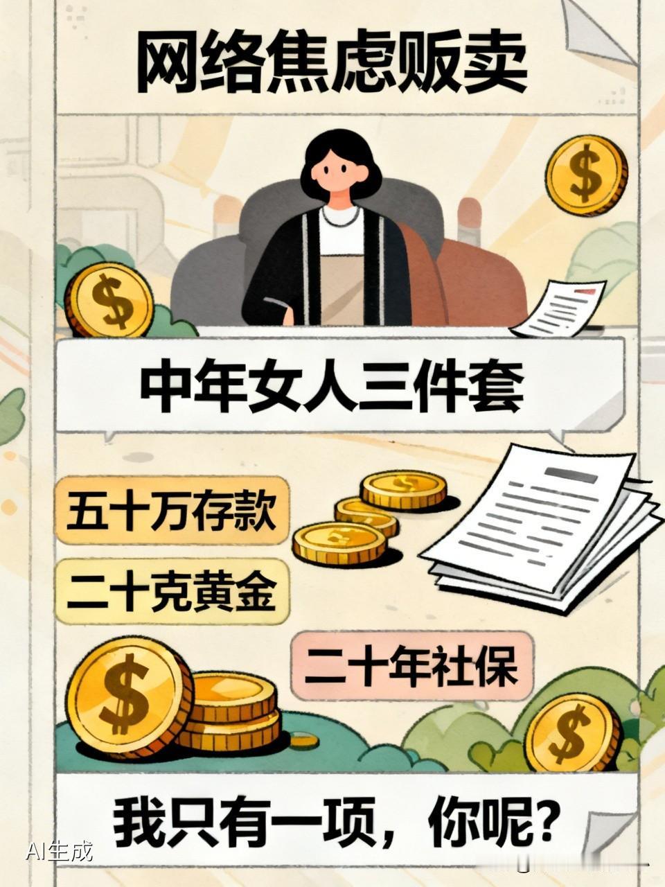 网络真是贩卖焦虑的地方，好在我不上当。[呲牙][呲牙][呲牙]
最近又看见一个中