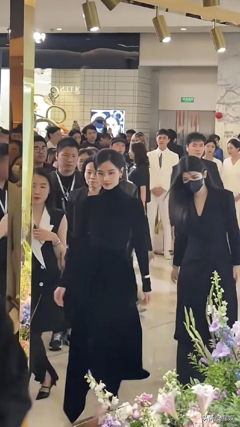 刘诗诗商场活动