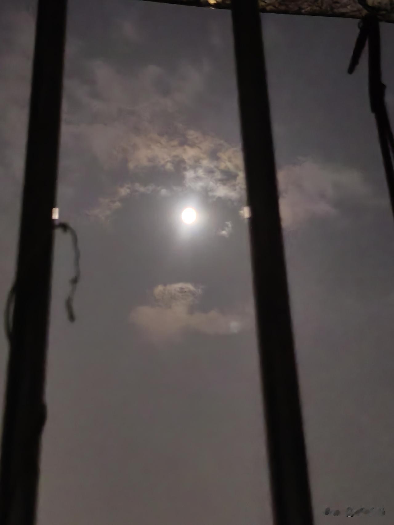 中秋夜
    忆
 童时众亲在，
月下赏聚欢，
月是当时月，
唯剩我独观。
月