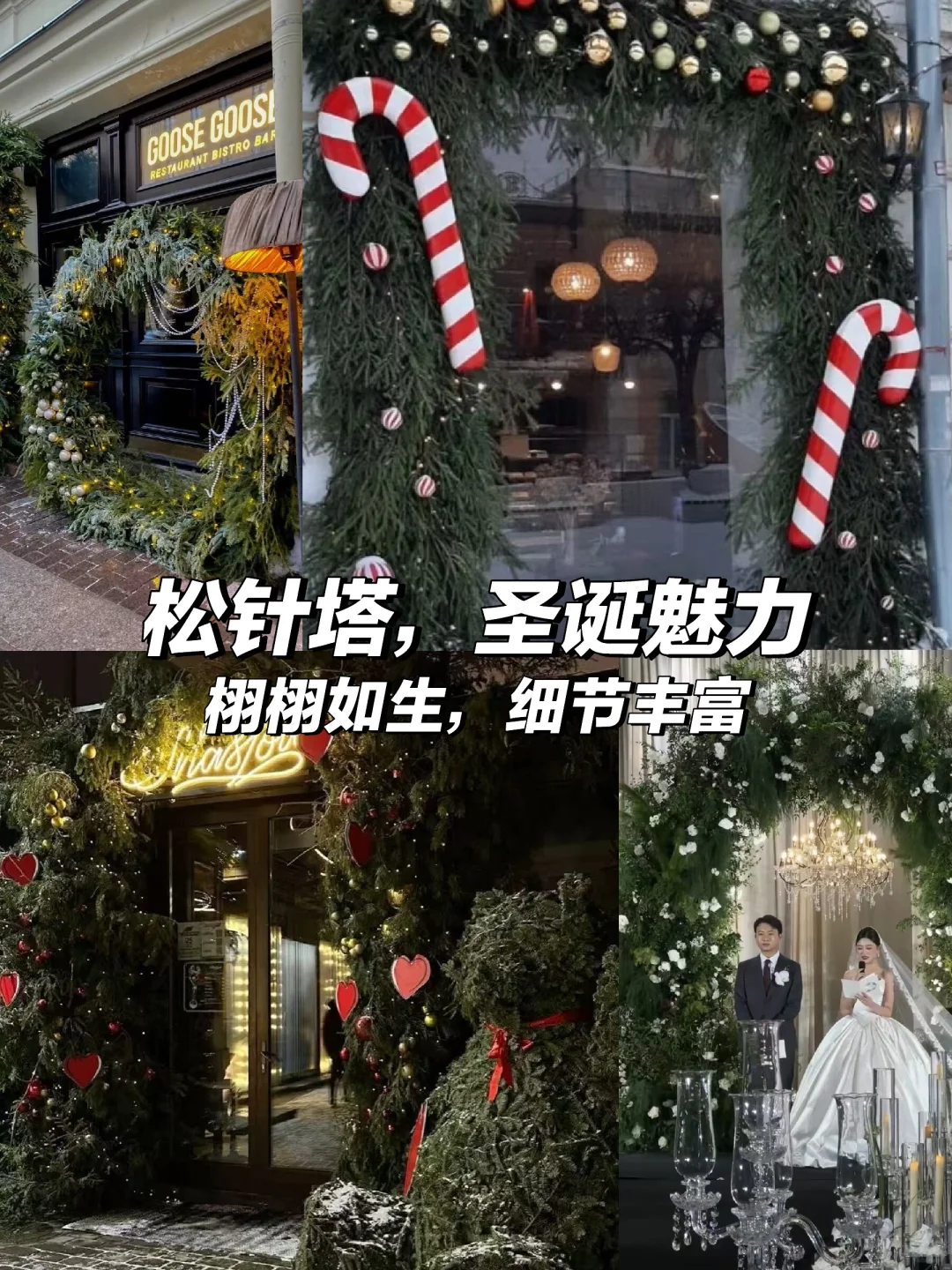 🎄圣诞松针塔，仿真绿植推荐
