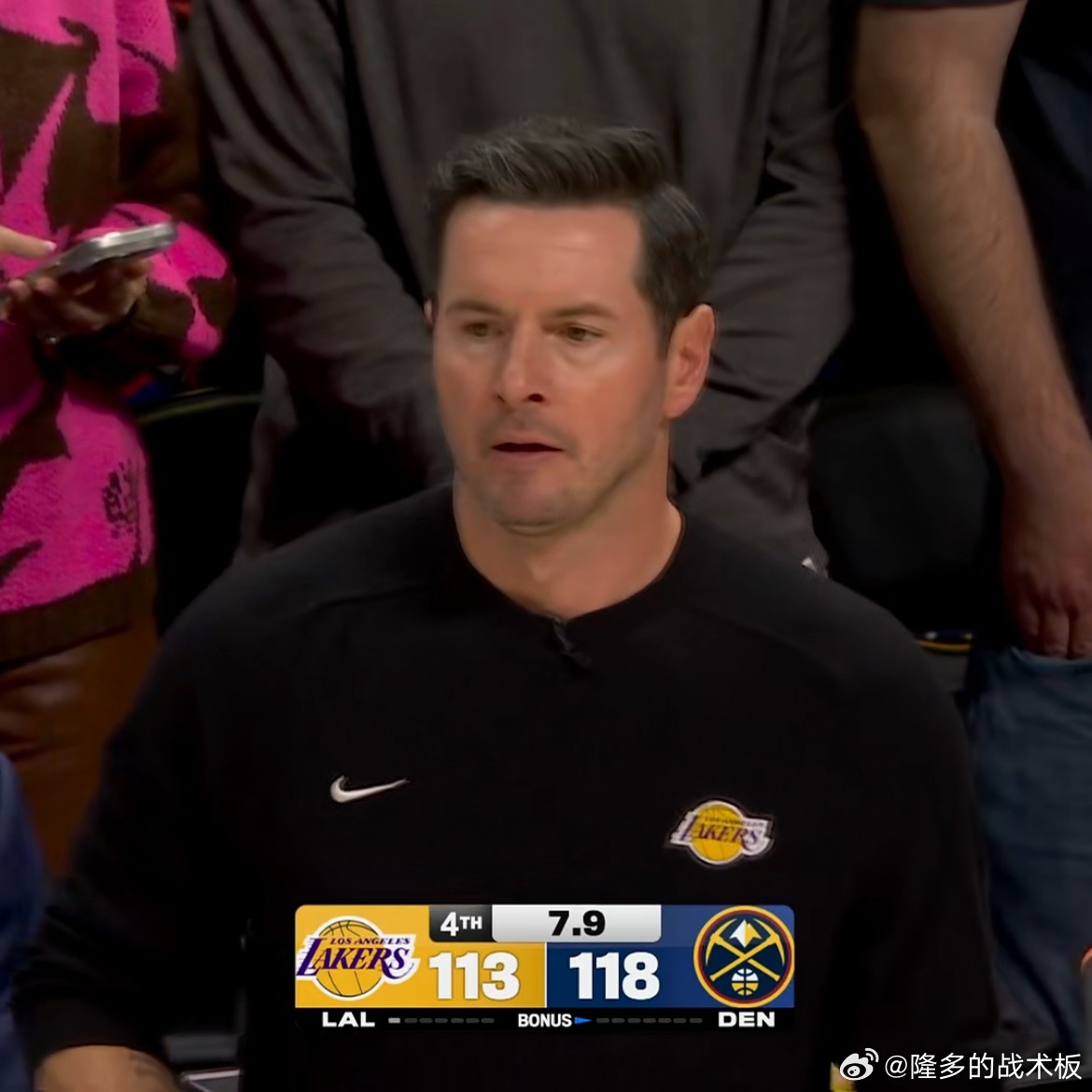 雷迪克：“我们开局打得不好，下半场还丢了5个上篮，几个罚球和上篮不进，这才是真正