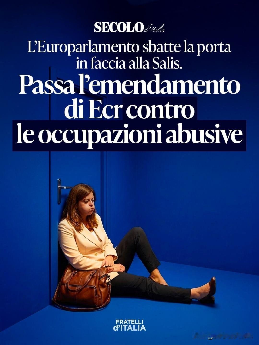 为了解决欧洲住房紧张的问题，意大利左翼政客伊拉里亚·萨利斯（Ilaria Sal
