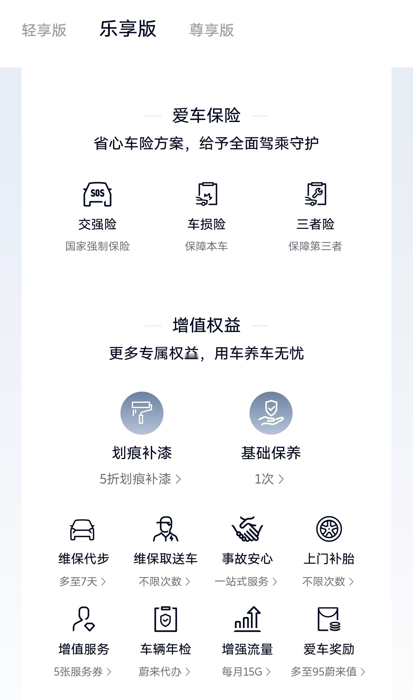 今年重新冲了蔚来的服务无忧，不过今年权益产生了一些变化。价格也便宜了不少，仅需1