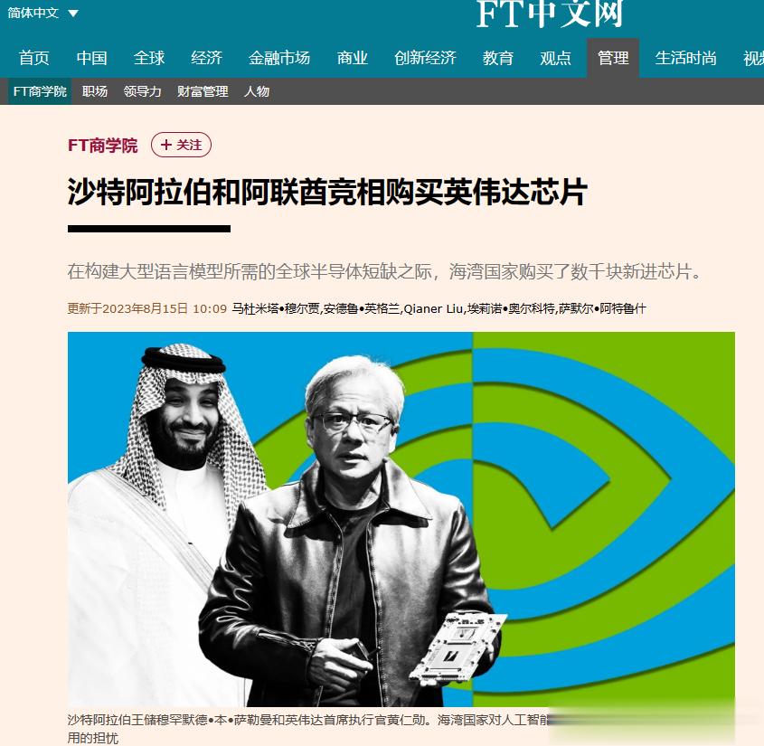 这个……虽然我觉得沙特和阿联酋挺聪明。但是有一说一，这两个国家搞人工智能……我劝
