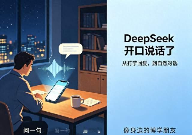DeepSeek开口说话了。