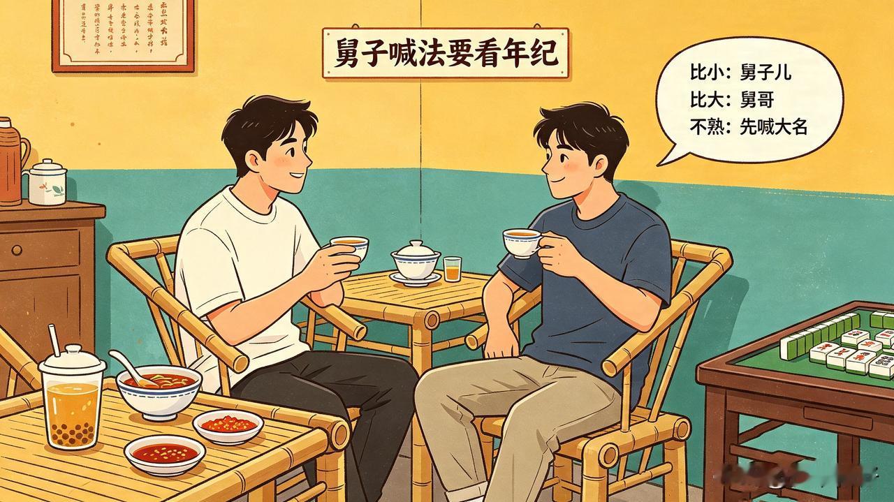 老婆的弟弟，用方言川渝（四川）地道叫法细分

一、当面喊（面称），按年龄区分
