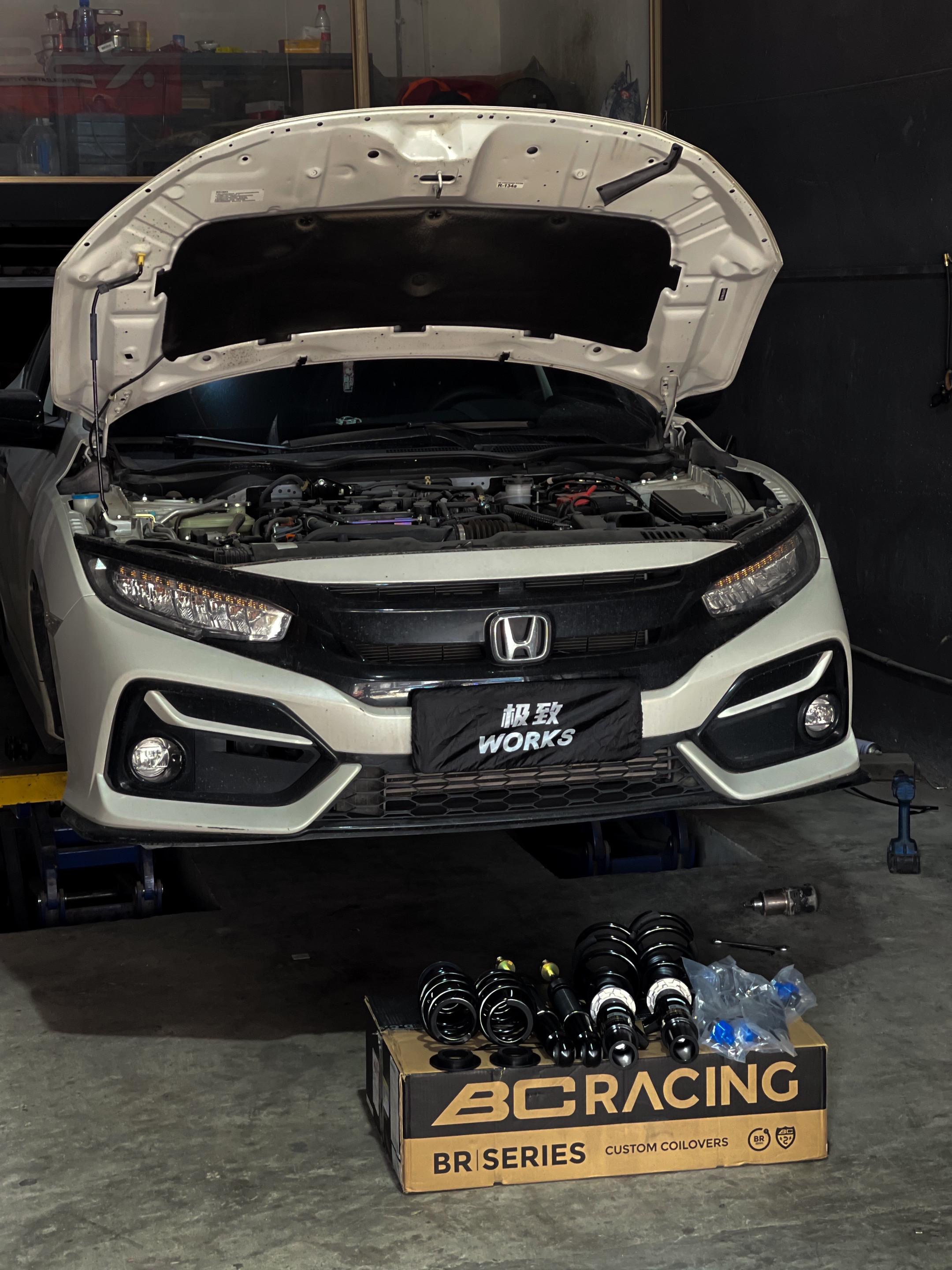 绞牙避震。HONDA CivicFK7/BCBR绞牙避震